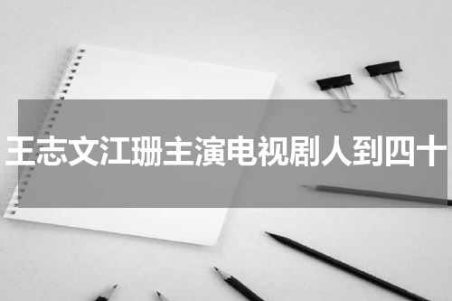 王志文江珊主演电视剧人到四十