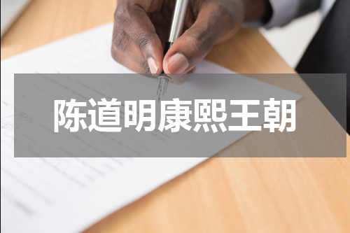 陈道明康熙王朝