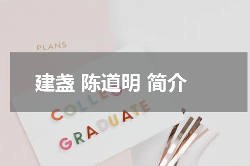 建盏 陈道明 简介