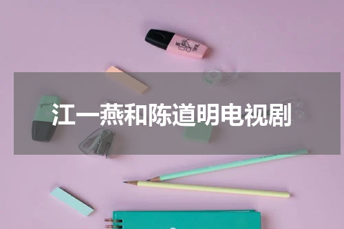 江一燕和陈道明电视剧