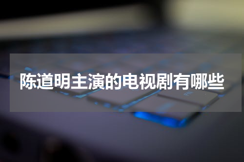 陈道明主演的电视剧有哪些