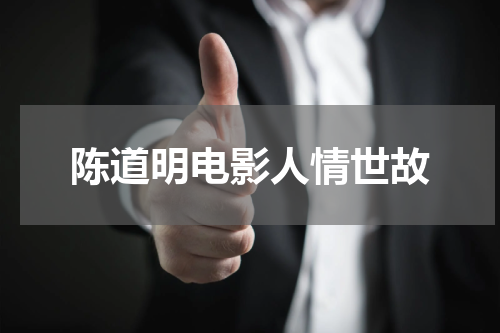 陈道明电影人情世故