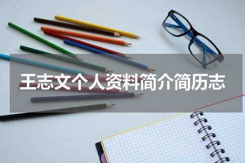 王志文个人资料简介简历志