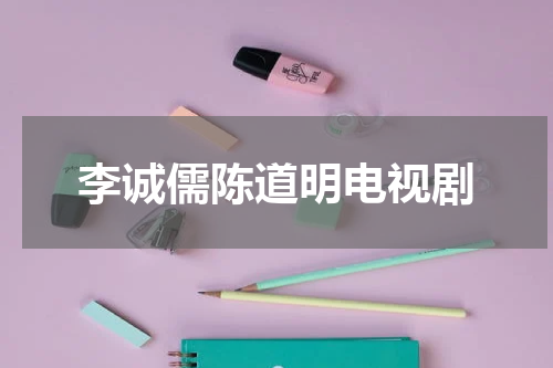 李诚儒陈道明电视剧