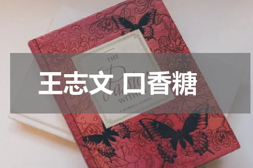 王志文 口香糖