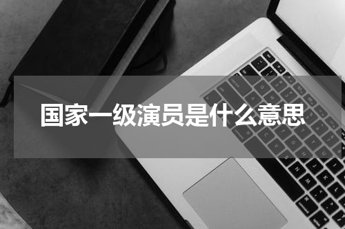 国家一级演员是什么意思