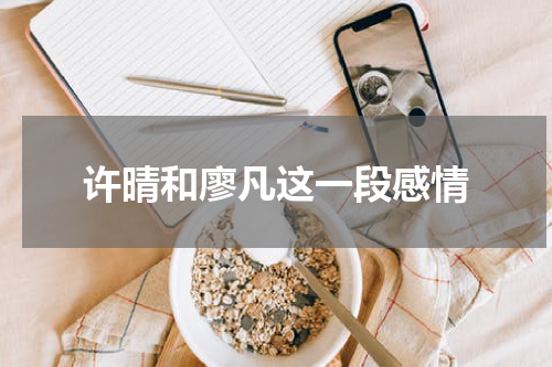 许晴和廖凡这一段感情
