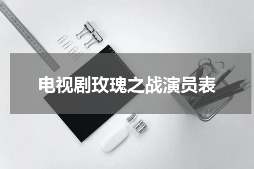 电视剧玫瑰之战演员表