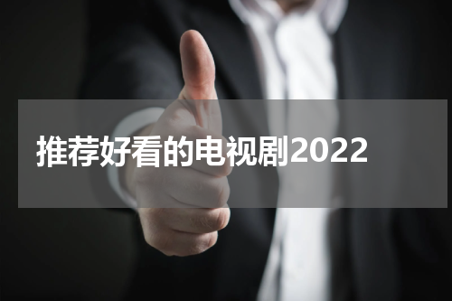 推荐好看的电视剧2022