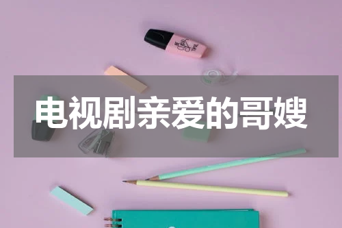电视剧亲爱的哥嫂