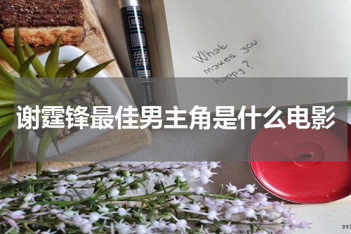 谢霆锋最佳男主角是什么电影