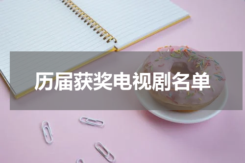 历届获奖电视剧名单