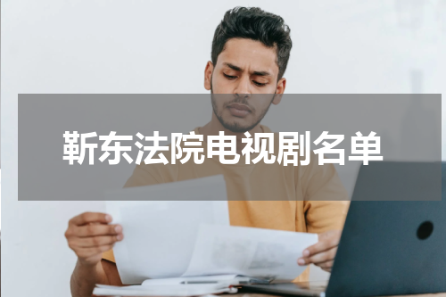 靳东法院电视剧名单