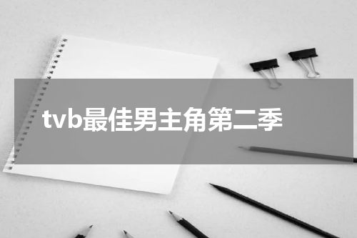 tvb最佳男主角第二季