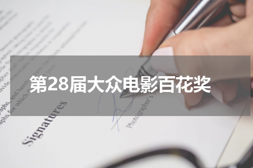 第28届大众电影百花奖