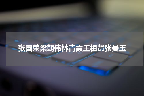 张国荣梁朝伟林青霞王祖贤张曼玉