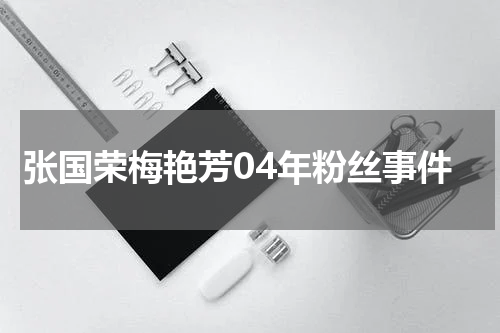 张国荣梅艳芳04年粉丝事件
