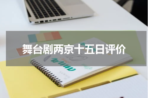舞台剧两京十五日评价