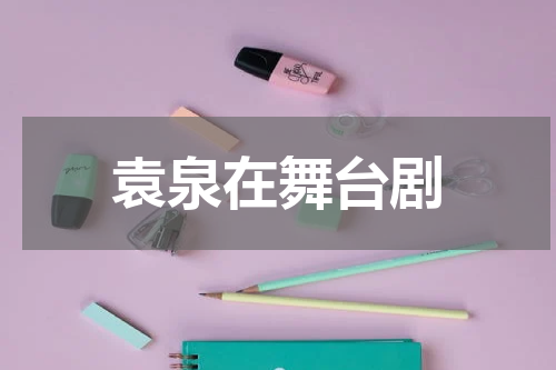 袁泉在舞台剧