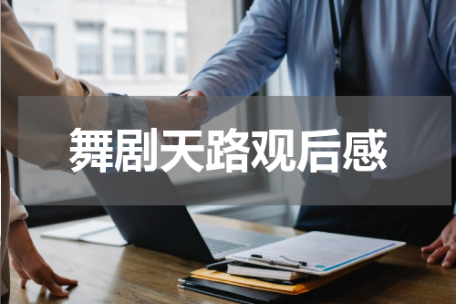 舞剧天路观后感