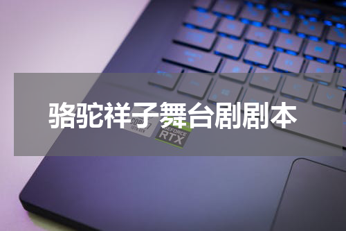 骆驼祥子舞台剧剧本