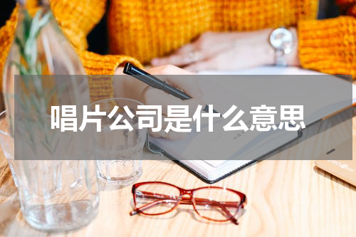 唱片公司是什么意思