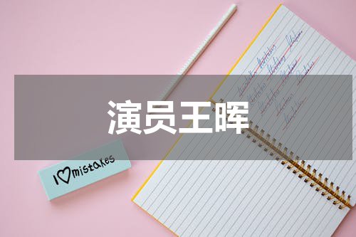 演员王晖