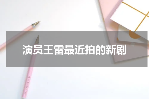 演员王雷最近拍的新剧
