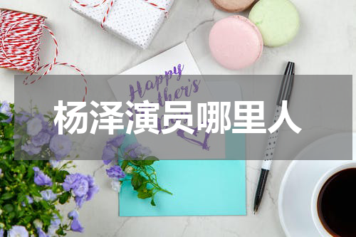 杨泽演员哪里人