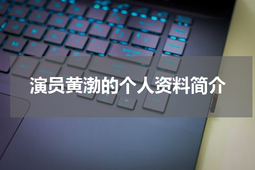 演员黄渤的个人资料简介