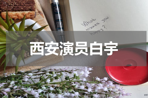 西安演员白宇