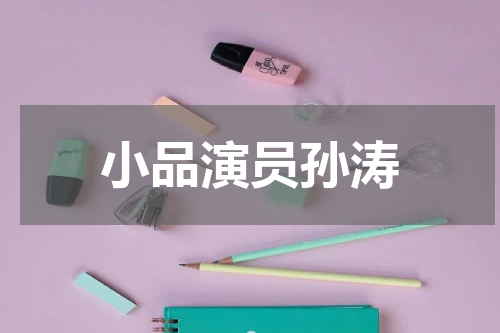 小品演员孙涛