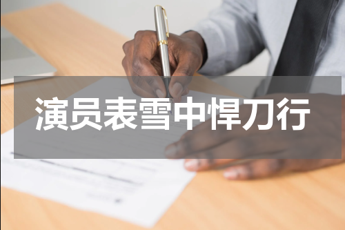 演员表雪中悍刀行