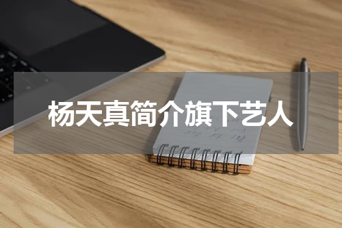 杨天真简介旗下艺人