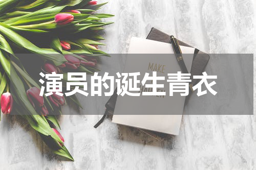 演员的诞生青衣