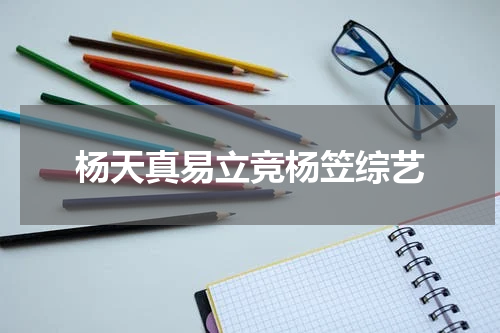 杨天真易立竞杨笠综艺