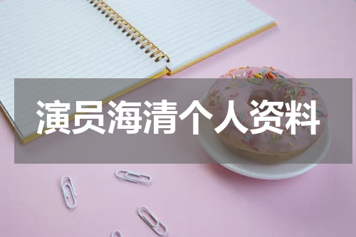 演员海清个人资料