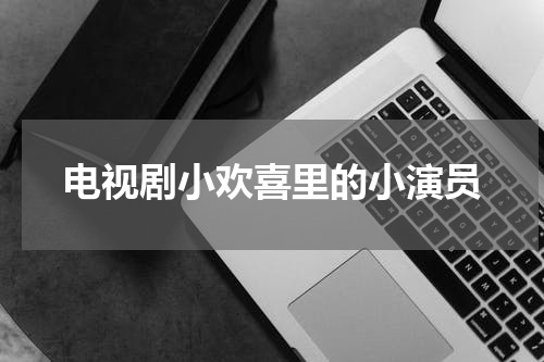 电视剧小欢喜里的小演员