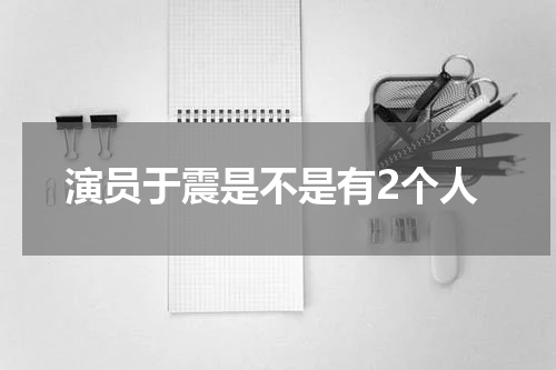 演员于震是不是有2个人