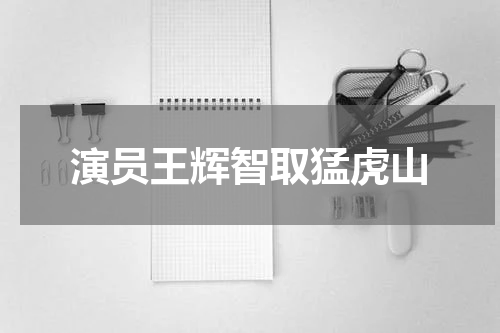 演员王辉智取猛虎山