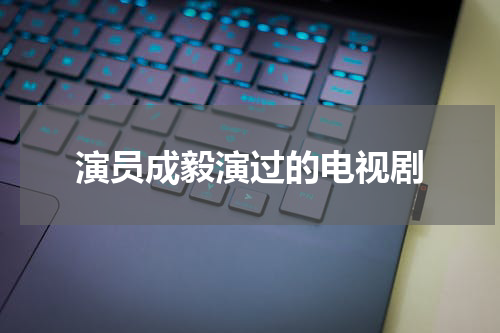 演员成毅演过的电视剧