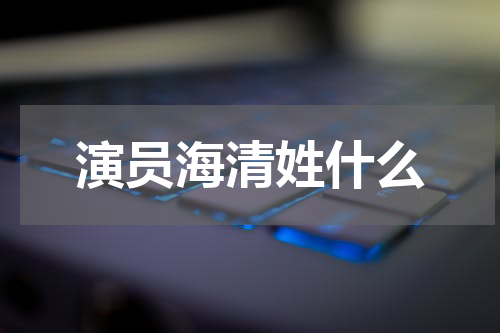演员海清姓什么