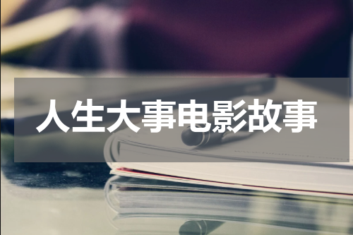 人生大事电影故事