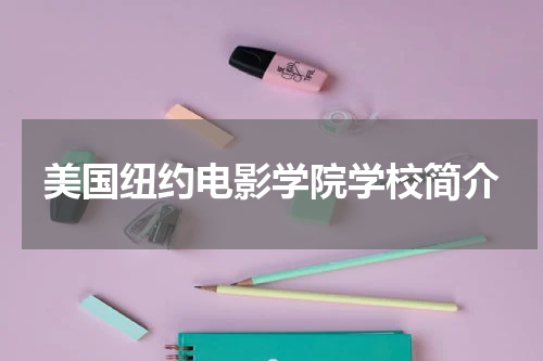 美国纽约电影学院学校简介