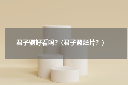 君子盟好看吗？(君子盟烂片？)