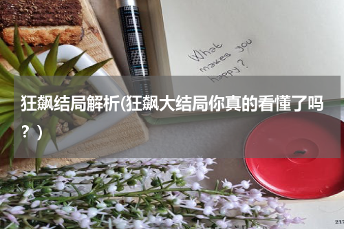 狂飙结局解析(狂飙大结局你真的看懂了吗？)