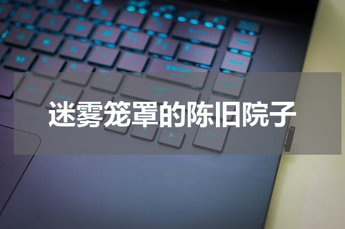 迷雾笼罩的陈旧院子