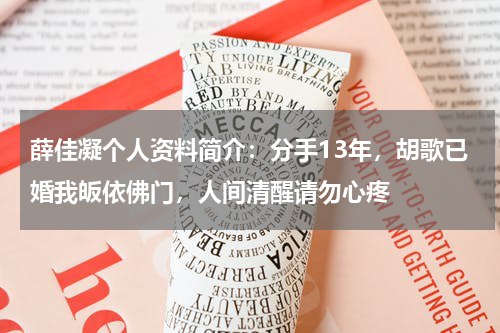 薛佳凝个人资料简介：分手13年，胡歌已婚我皈依佛门，人间清醒请勿心疼