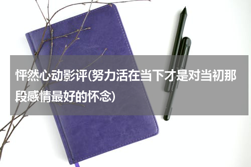 怦然心动影评(努力活在当下才是对当初那段感情最好的怀念)