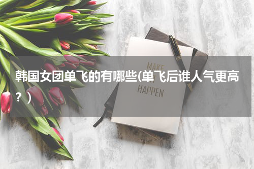 韩国女团单飞的有哪些(单飞后谁人气更高？)